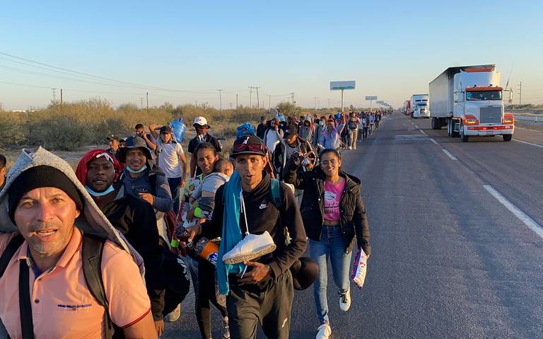 Arriban mil 500 migrantes de caravana al estado falta otro grupo